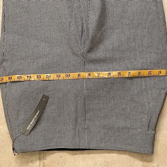 LOFT Gray Houndstooth Skinny Tailored High Waisted Fitted Leg - Picture 10 of 15
